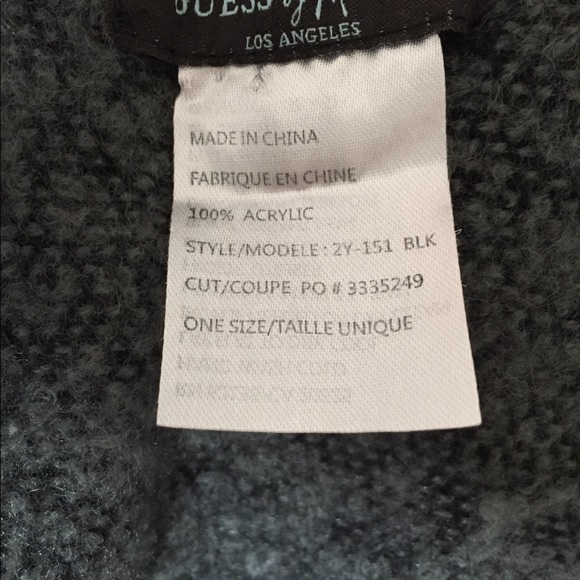 Guess Reversible Striped Blanket Scarf - Picture 9 of 9